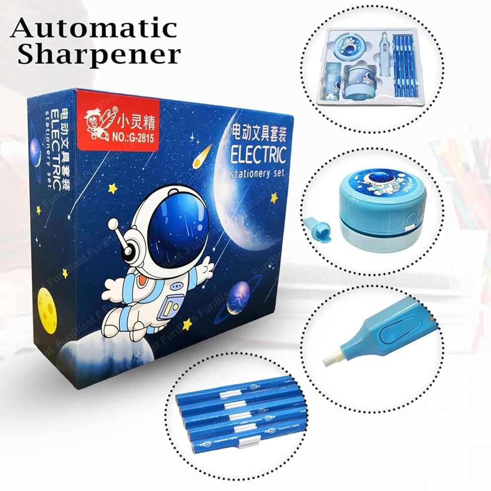 Space Theme Electric Stationery Kit