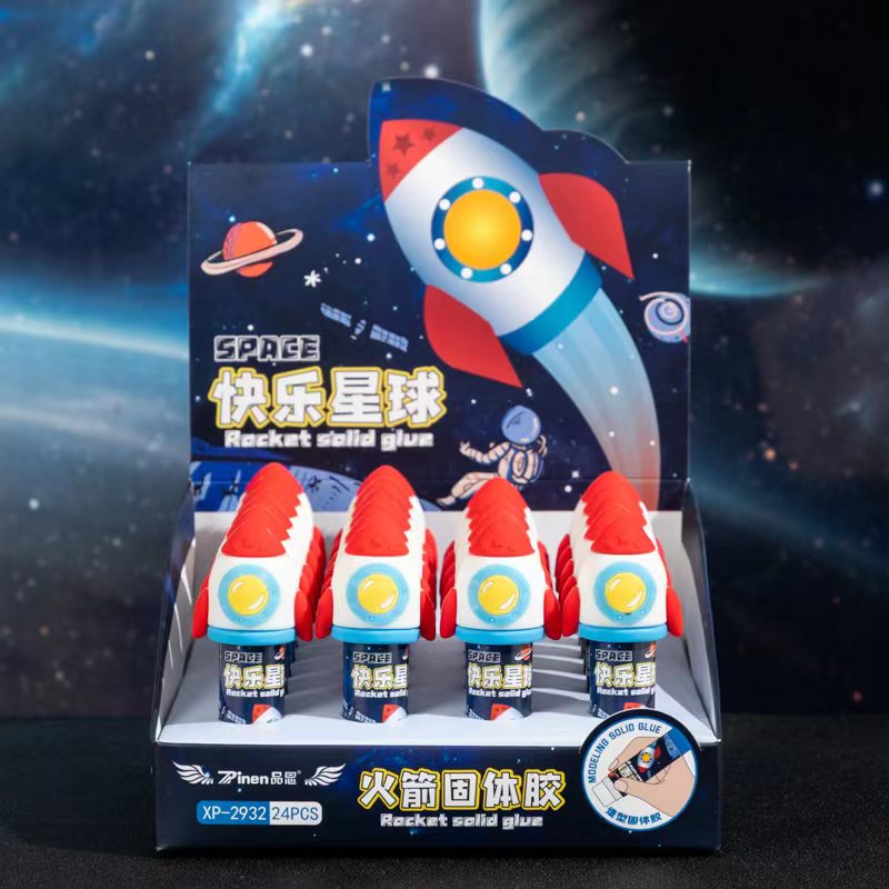 Space Rocket theme Glue Stick
