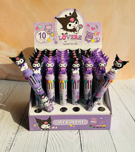 Kuromi 10-in-1 Colour Pen
