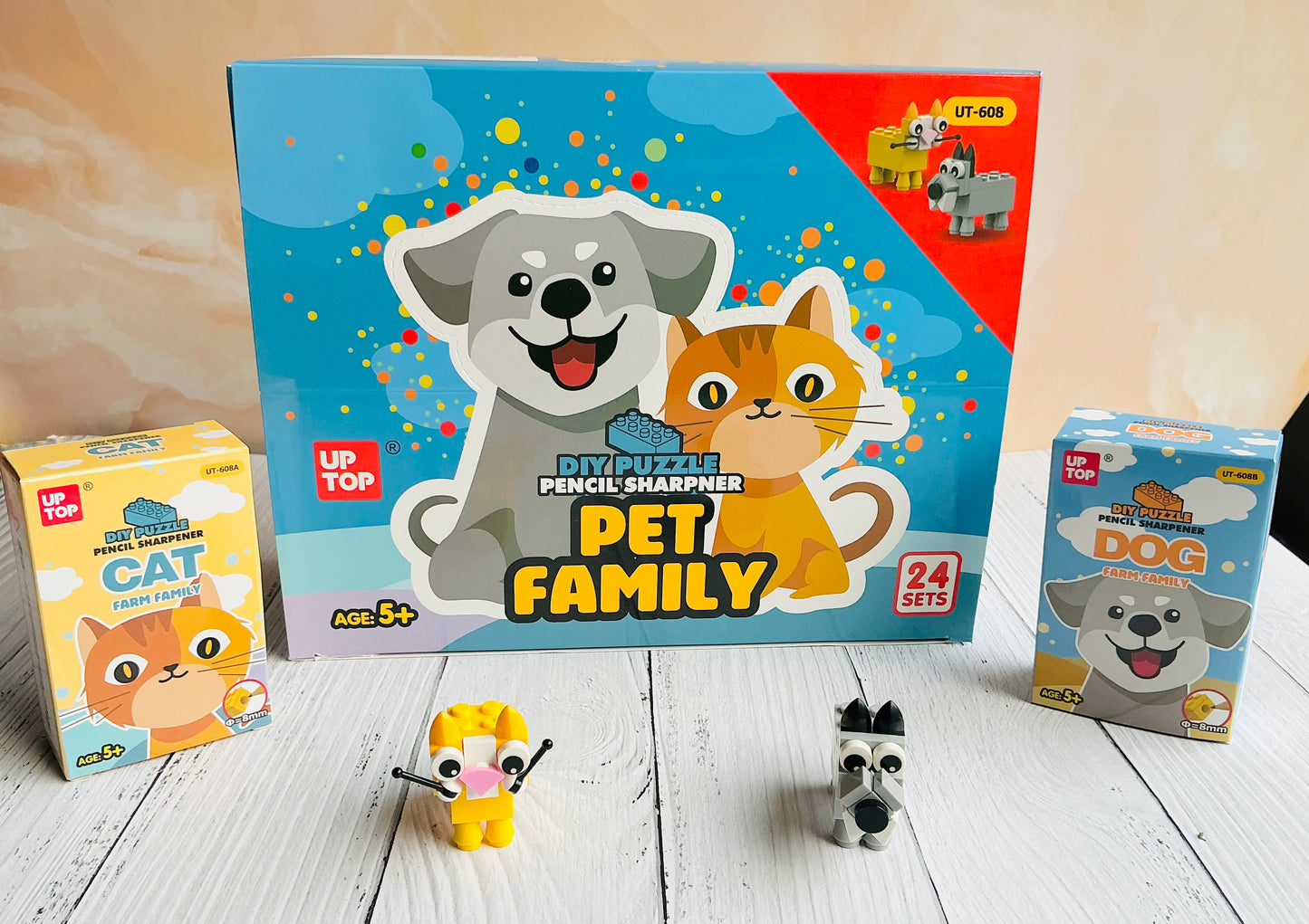 DIY Puzzle Pencil Sharpner- Farm Family