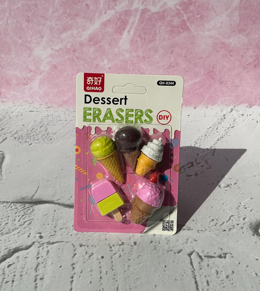 Dessert Theme Erasers