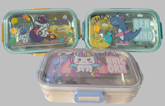 Stainless Steel Bento lunch box with 2 compartment