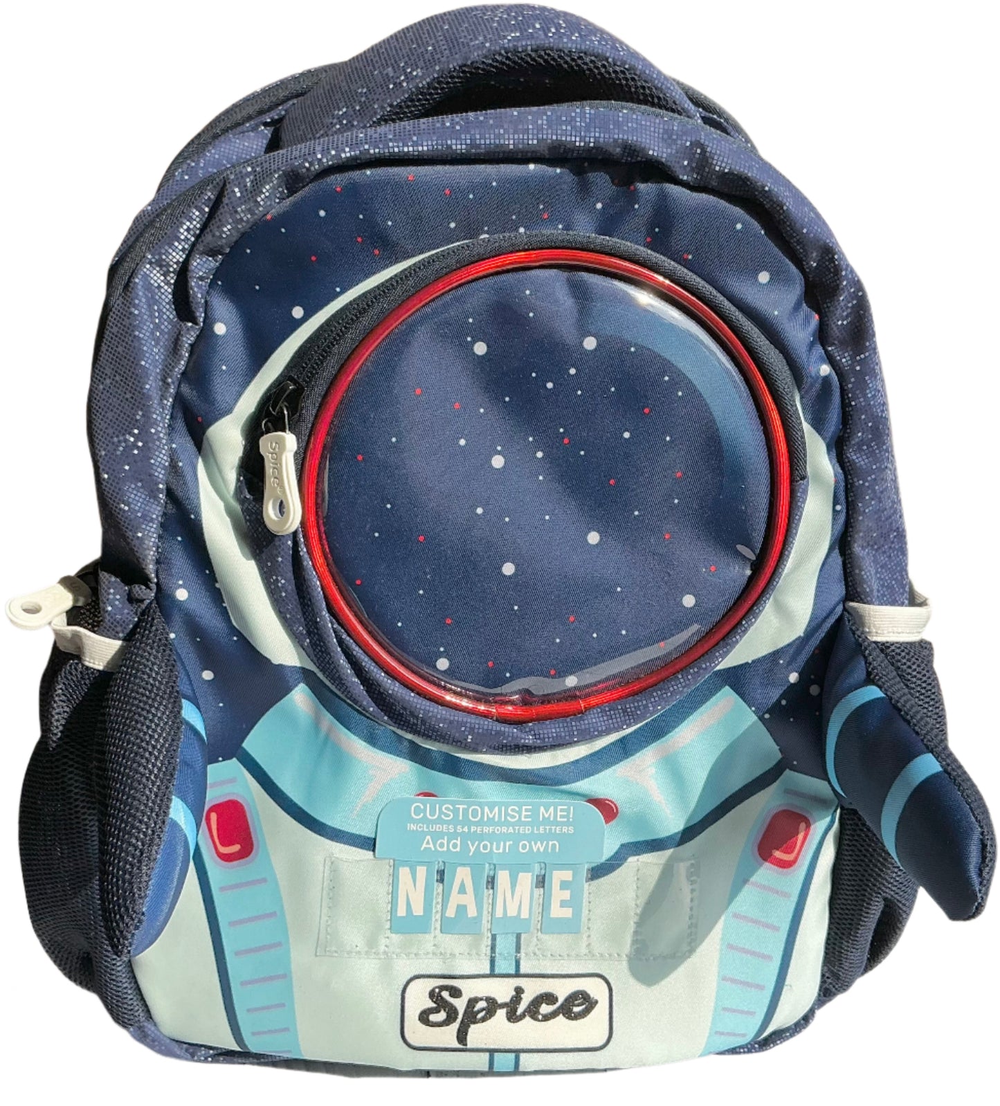 16-Inch Space Theme boys school bag with 3 compartment (Age group 3-5 years)