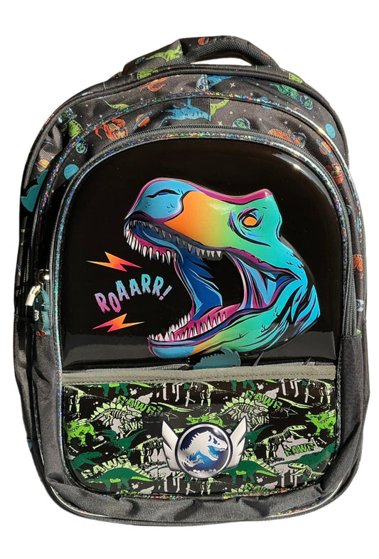 18-Inch Dino Theme boys school bag (Age group 5-8 years)