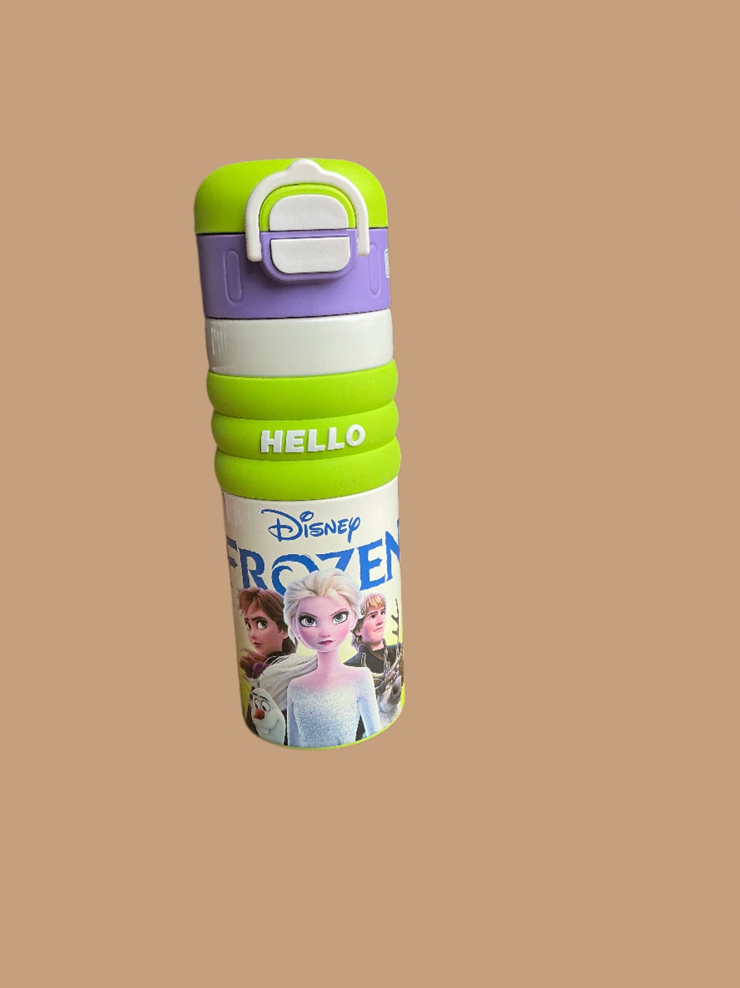 2 in 1 Stainless Steel Sipper & Flask with cartoon characters