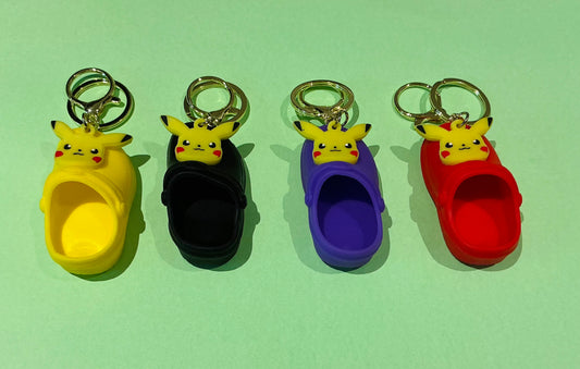 Pikachu Clog Shoe Keychain