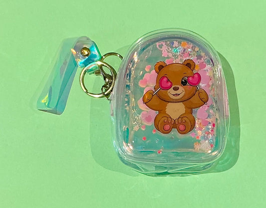 Holographic Coin Pouch with Strap- Cute, Compact & Sparkly