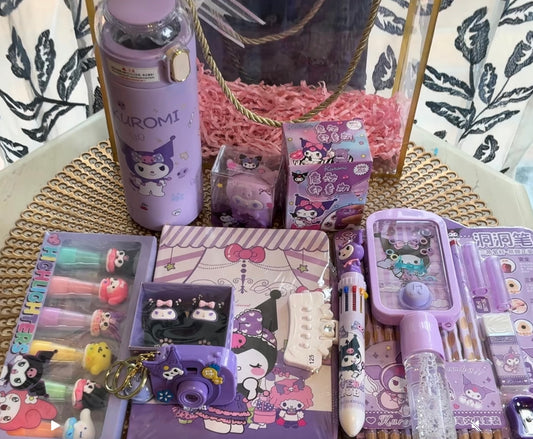 Kawaii Kuromi Rakhi Gift set for girls