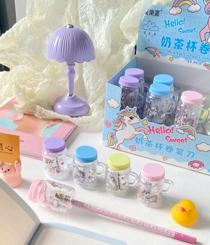 Unicorn Tea cup pencil sharpener