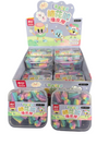Marshmallow themed erasers