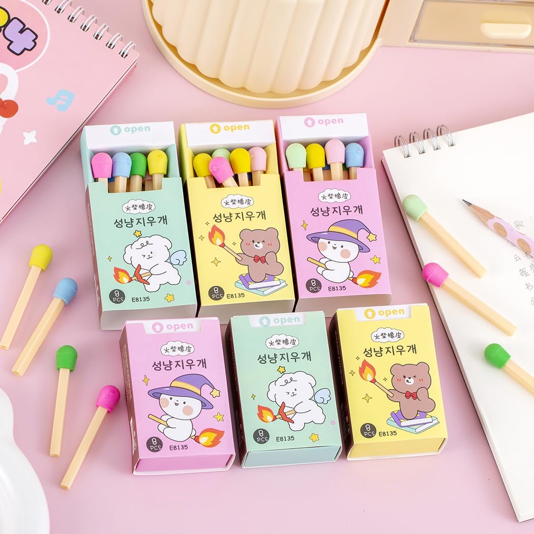 Match-stick Erasers