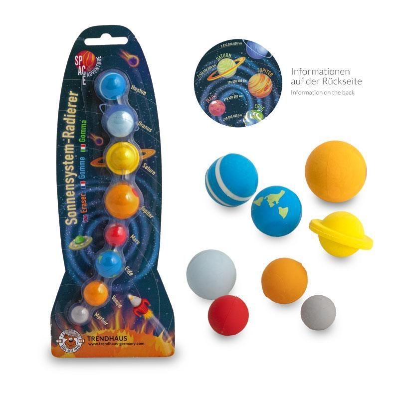 Solar System Eraser Set