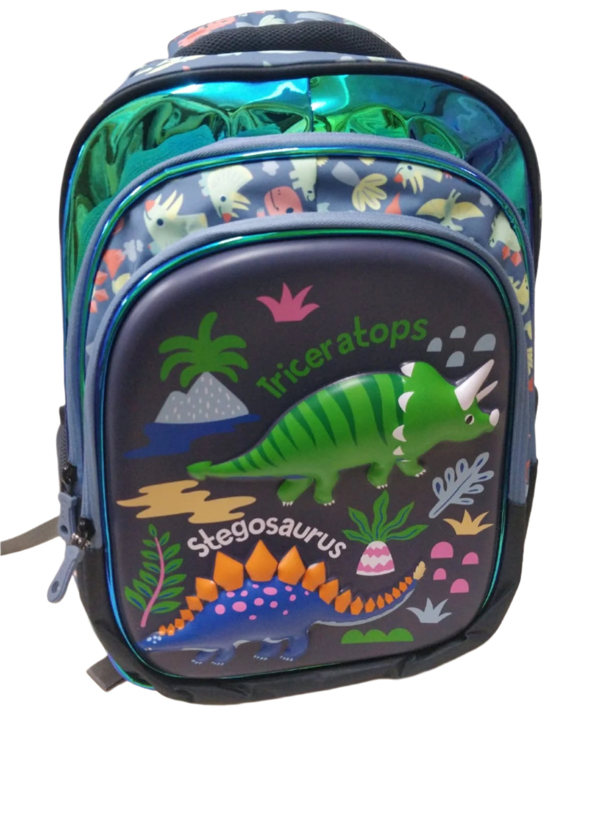 17-inch Dino theme school bag (Age group 5-8 years)