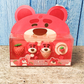 Bear Strawberry Eraser Pack