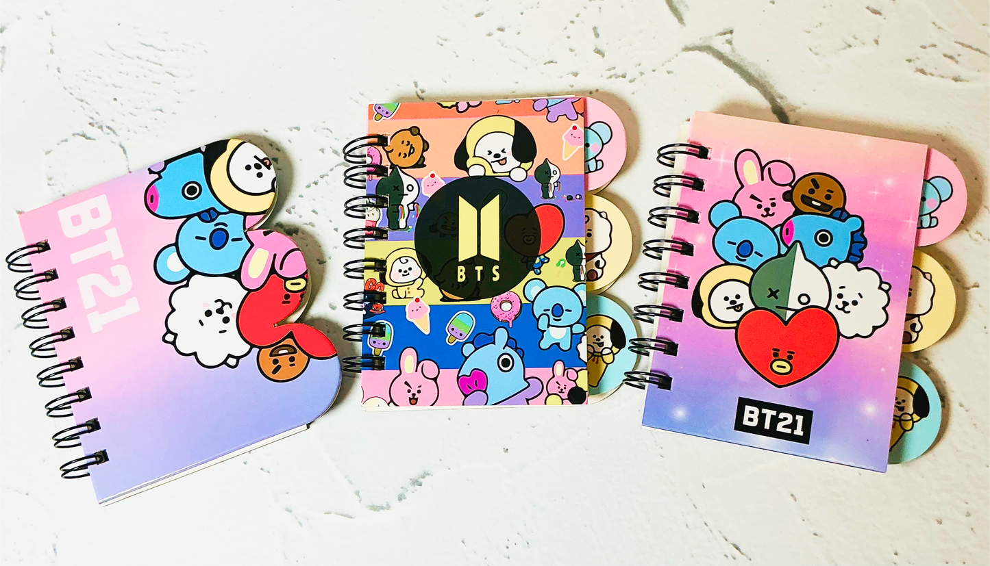 Mini BTS Spiral Note Pad