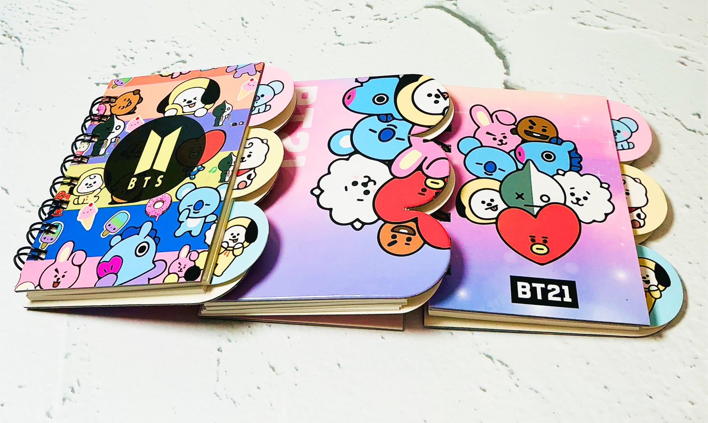 Mini BTS Spiral Note Pad