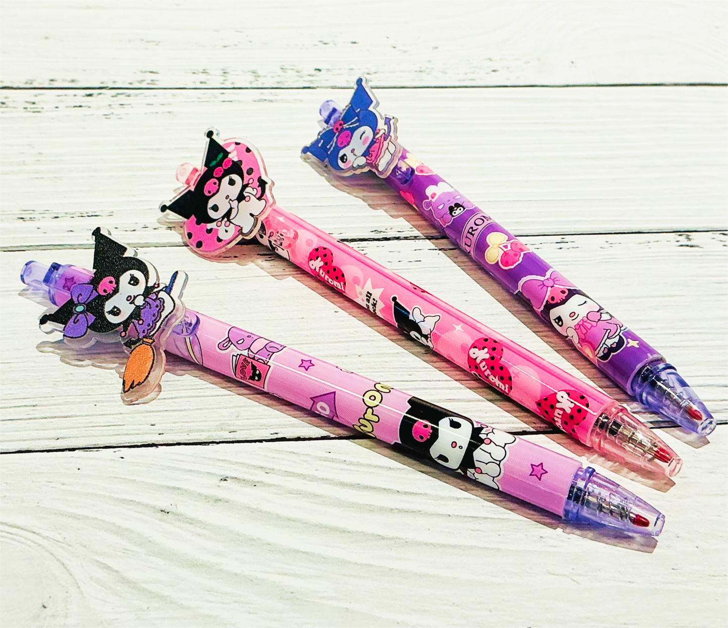 Kuromi Click Gel Pens ( Pack of 2)