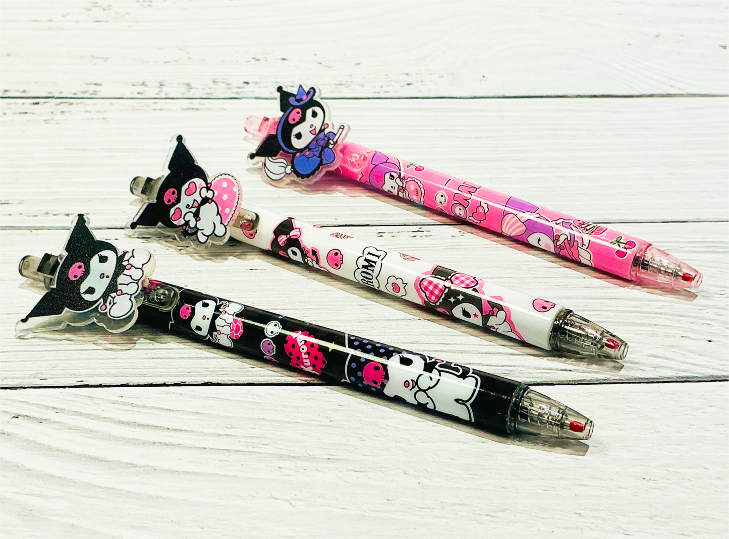 Kuromi Click Gel Pens ( Pack of 2)