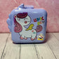 Unicorn 3 compartment stainless steel lunch box