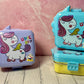 Unicorn 3 compartment stainless steel lunch box