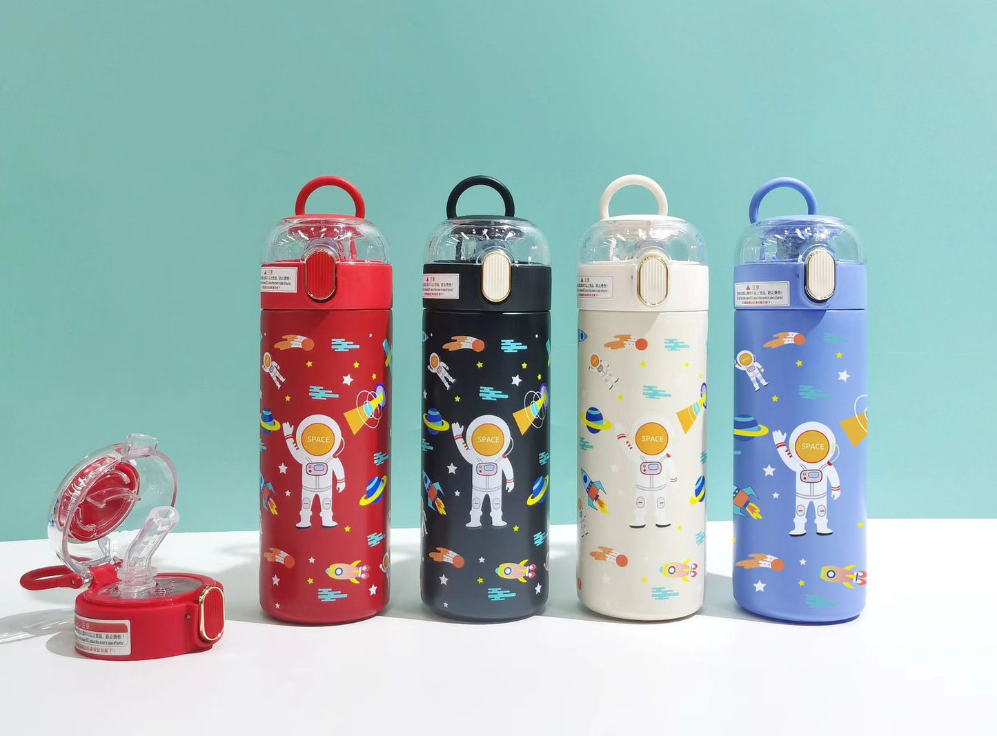 Space Theme Stainless Steel Sippers