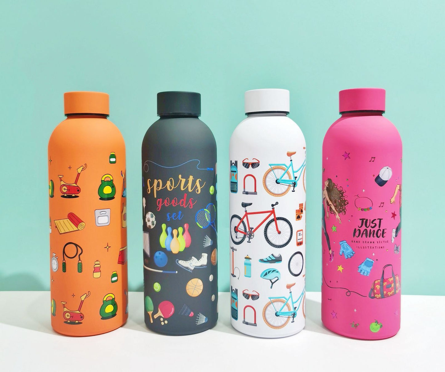 Trendy stainless steel water bottle