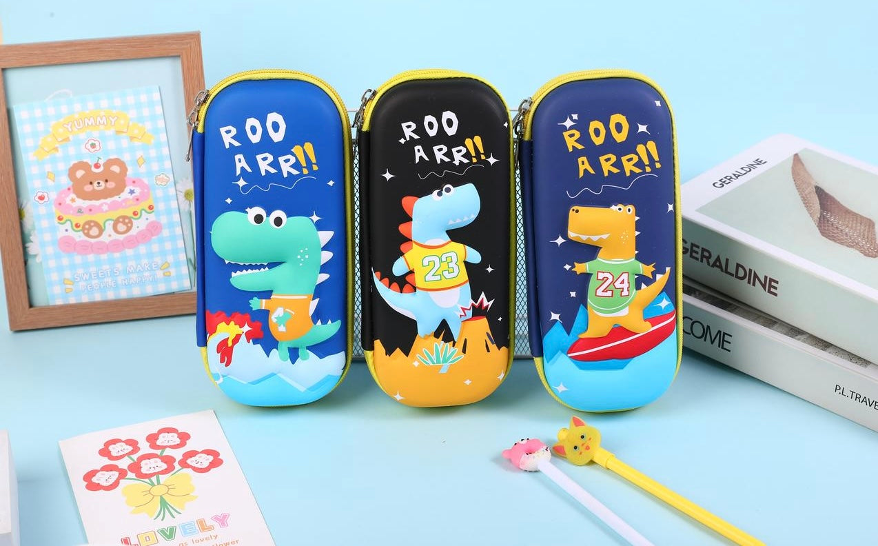 Dino theme Matt Pencil pouch