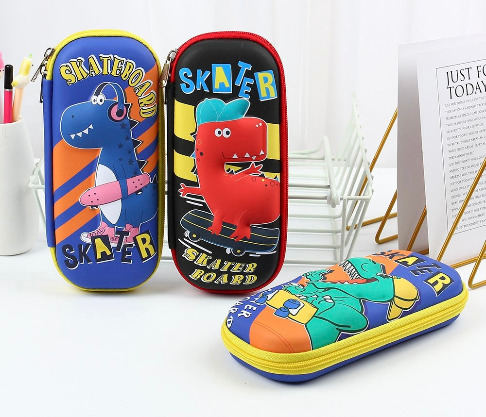 Cool Dino theme Pencil pouch