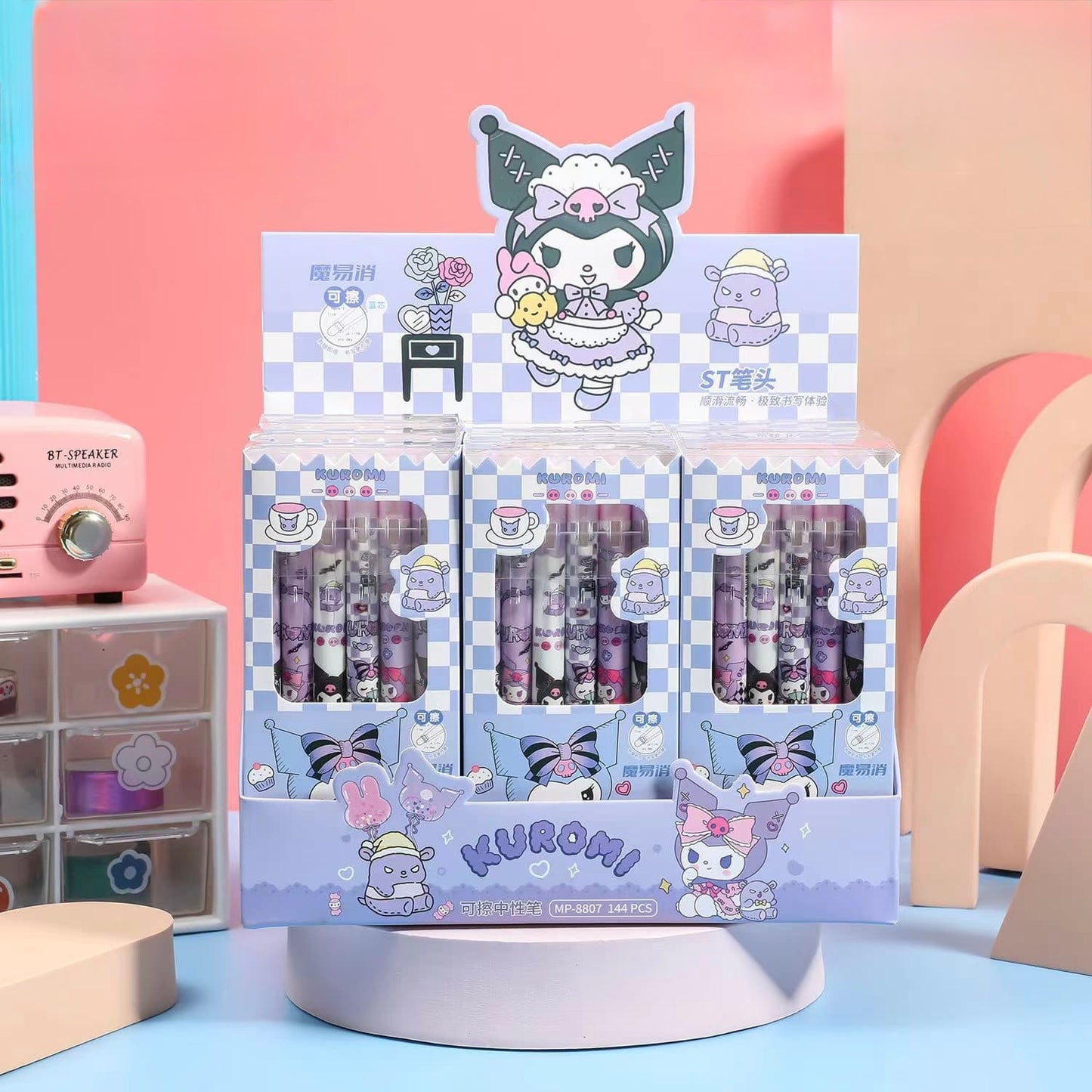 Kuromi Erasable Pens