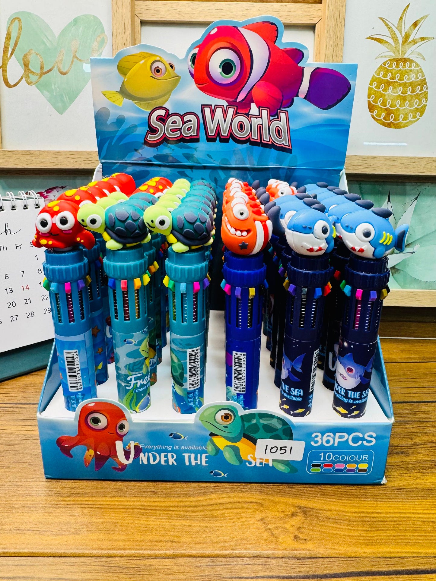 Under Sea 10 in 1 Colour Pens