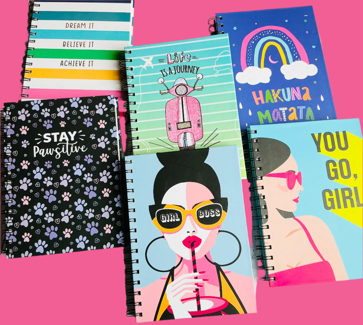 Stylish Spiral Diary A5 Size