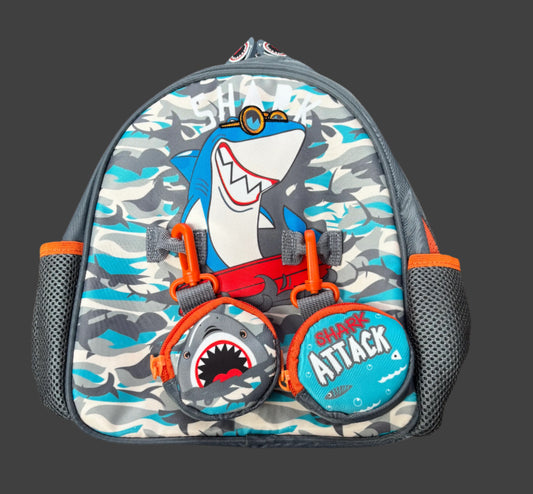 Shark Theme Toddler Bag