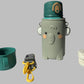 Cute Animal 2 in 1 sipper and flask