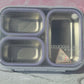 Stainless Steel bento lunch box with 3 compartment
