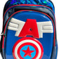 Super Hero themes school bag with hard case (Age group 5-8 years)