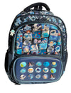 17-inch Space theme boys school bags with 4 compartment (Age group 5-8 years)