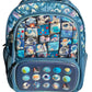 17-inch Space theme boys school bags with 4 compartment (Age group 5-8 years)