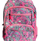 20-inch girls school bag with 6 zip compartments (Age group 8 years & above)