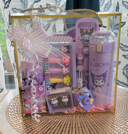 Kawaii Kuromi Rakhi Gift set for girls