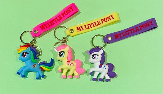 My Little Pony Silicone Keychain with strap