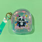 Holographic Coin Pouch with Strap- Cute, Compact & Sparkly
