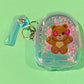 Holographic Coin Pouch with Strap- Cute, Compact & Sparkly