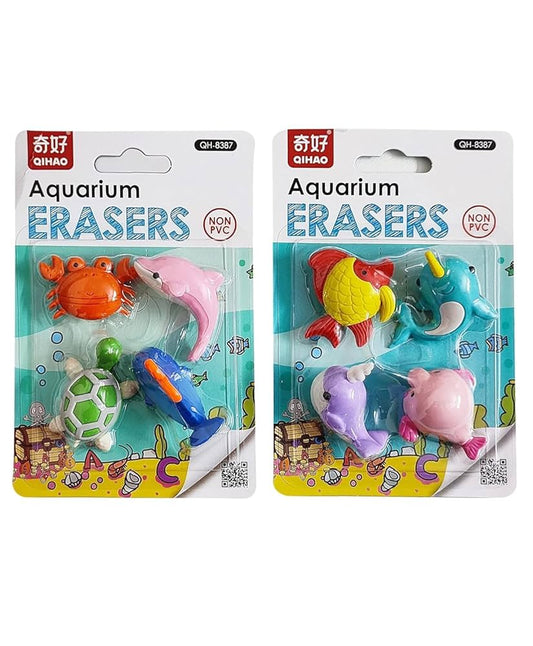 Aquarium Erasers set