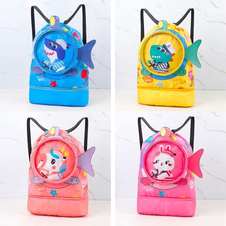 3D character swimming bags