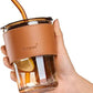 Glass Mug with lid & Straw