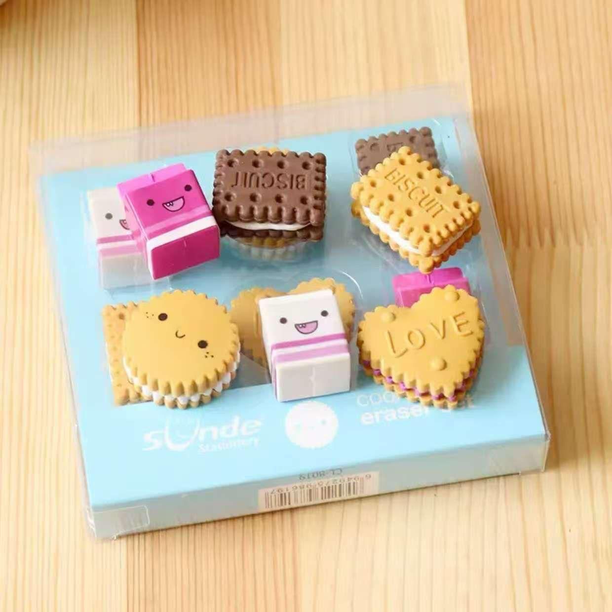 Biscuits Erasers Set