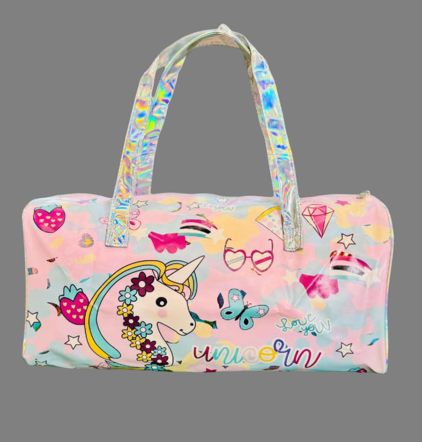 Holographic Duffle Bag