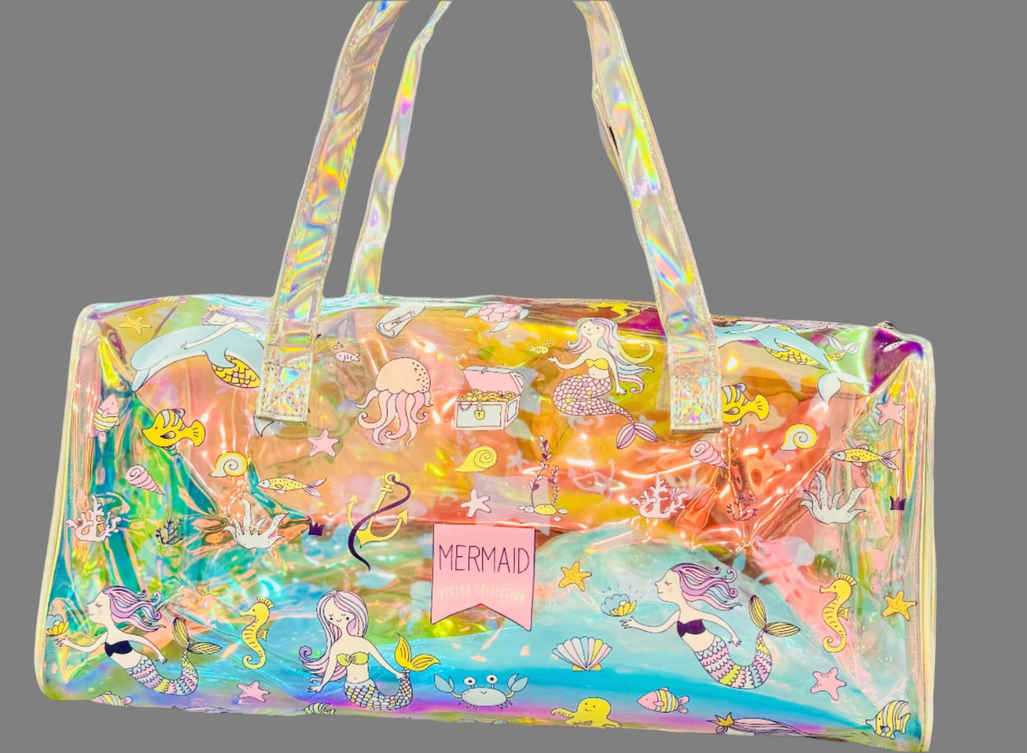 Holographic Duffle Bag